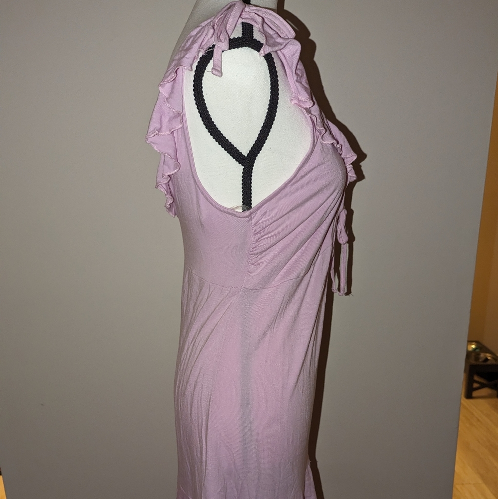 Wild Fable Pink Ruffle Dress (Size: Medium) - Picture 3 of 8